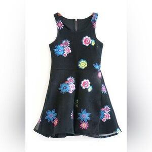 Hannah Banana big girls sleeveless fit and flare floral party dress
